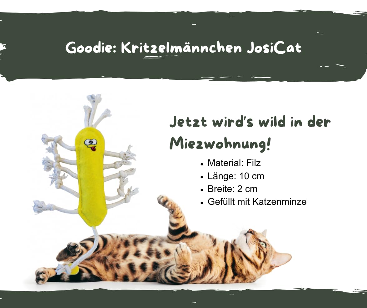 Josera NatureCat | Cat | Katze | Trockenfutter | Getreidefrei | Premium Katzenfutter für ausgewachsene Katzen | Goodie | Sparbundle 2 x 4,25kg + Kritzelmännchen (2 x 4,25 KG)