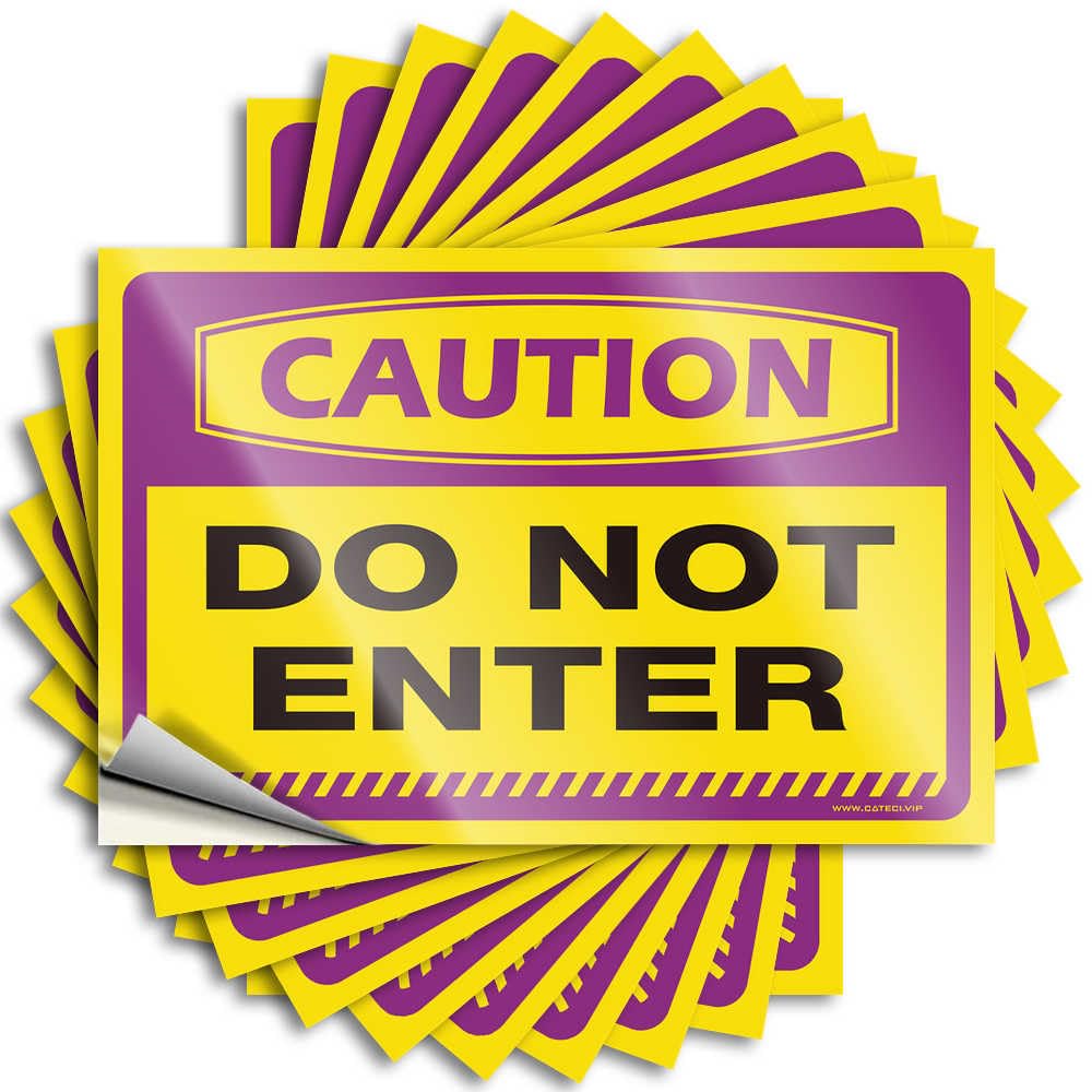Unique Sticker, Farmhouse Water Caution Do Not Enter | Funny Quote Darts Decals(8X12CM)