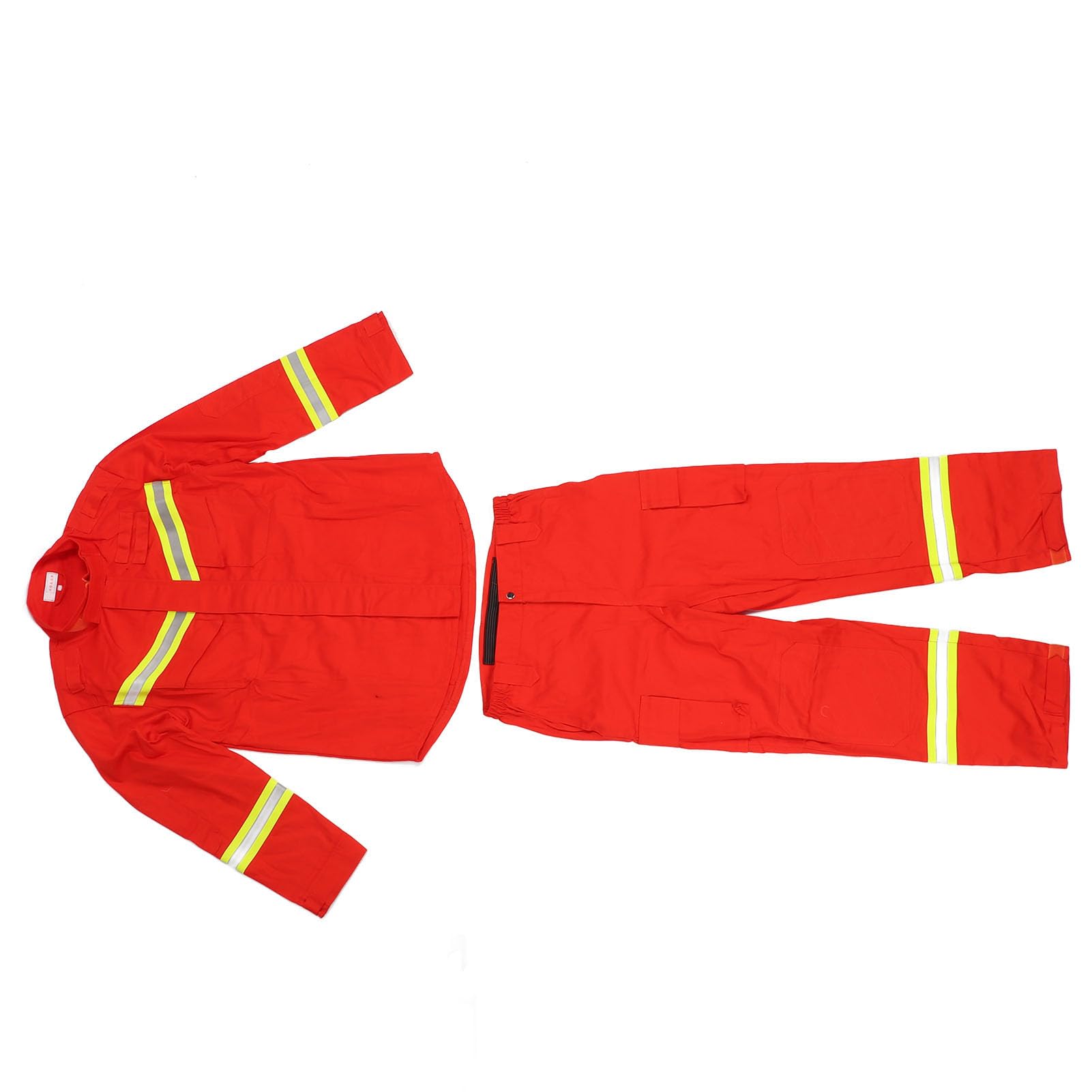 Tuta Vigile del Fuoco Indumenti Protettivi Ignifughi con Calore Elevato, Resistenza Agli Acidi, Caratteristiche Statiche per i Soccorsi di Emergenza (XL (180 cm))