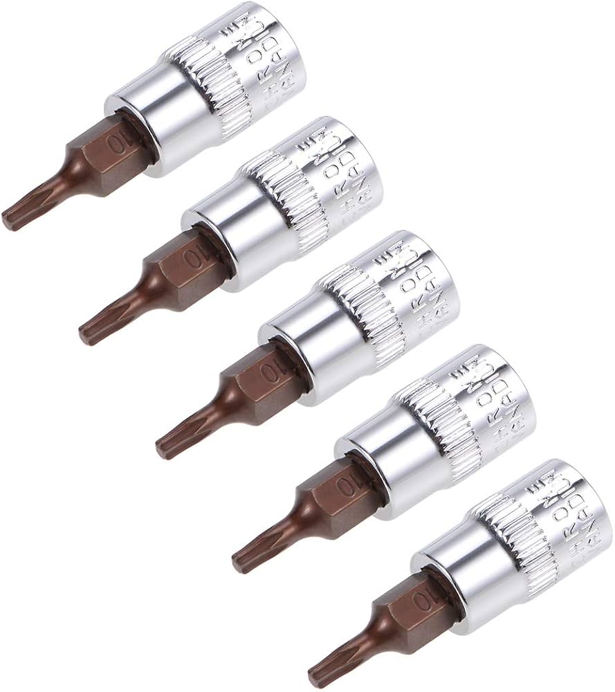 23点セット トルクスビットソケットセット CRV鋼製 DURATECH トルクスビット ソケット セット 差込角6.35mm 9.5mm E