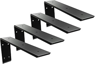 Countertop L Brackets 20 Inch Heavy Duty Granite Countertop Bracket 0.4 Inch Thick 20"x8"x2.5" Hidden Countertop Support Brackets for Quartz/Granite/Wood/Concrete/Laminate Countertops (4pack)