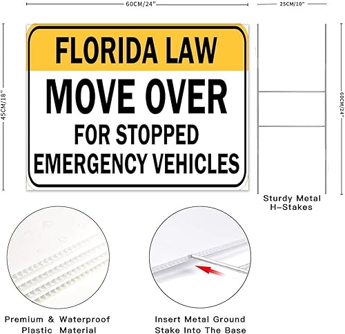 Miniatura 10 de Letreros de advertencia exterior para patio, camino equivocado, impermeable, de plástico corrugado, con estacas en H, decoraciones para lugares