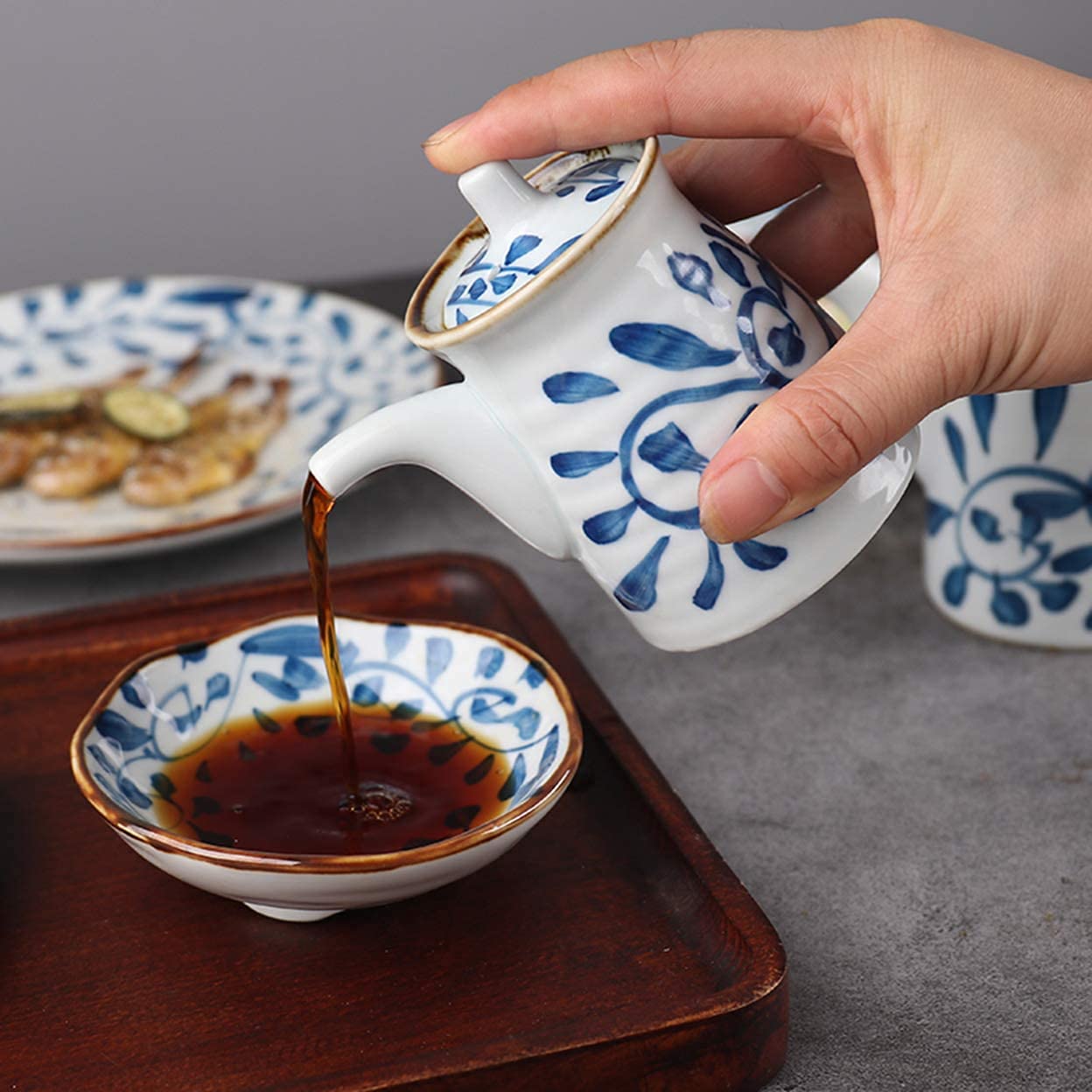 Keramiköl Essig Cruet-