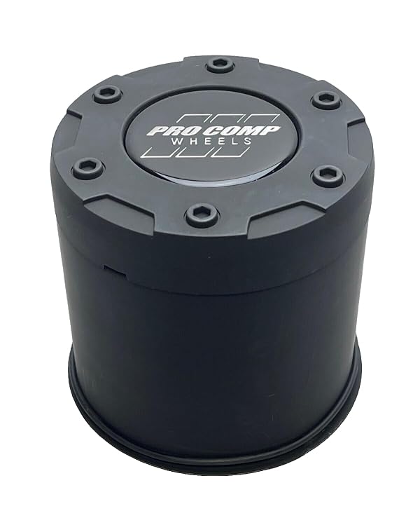 PRO COMP Flat Black Push Thru Wheel Center Cap 8515042 Resin Logo by PRO COMP - Used condition - US$56.99