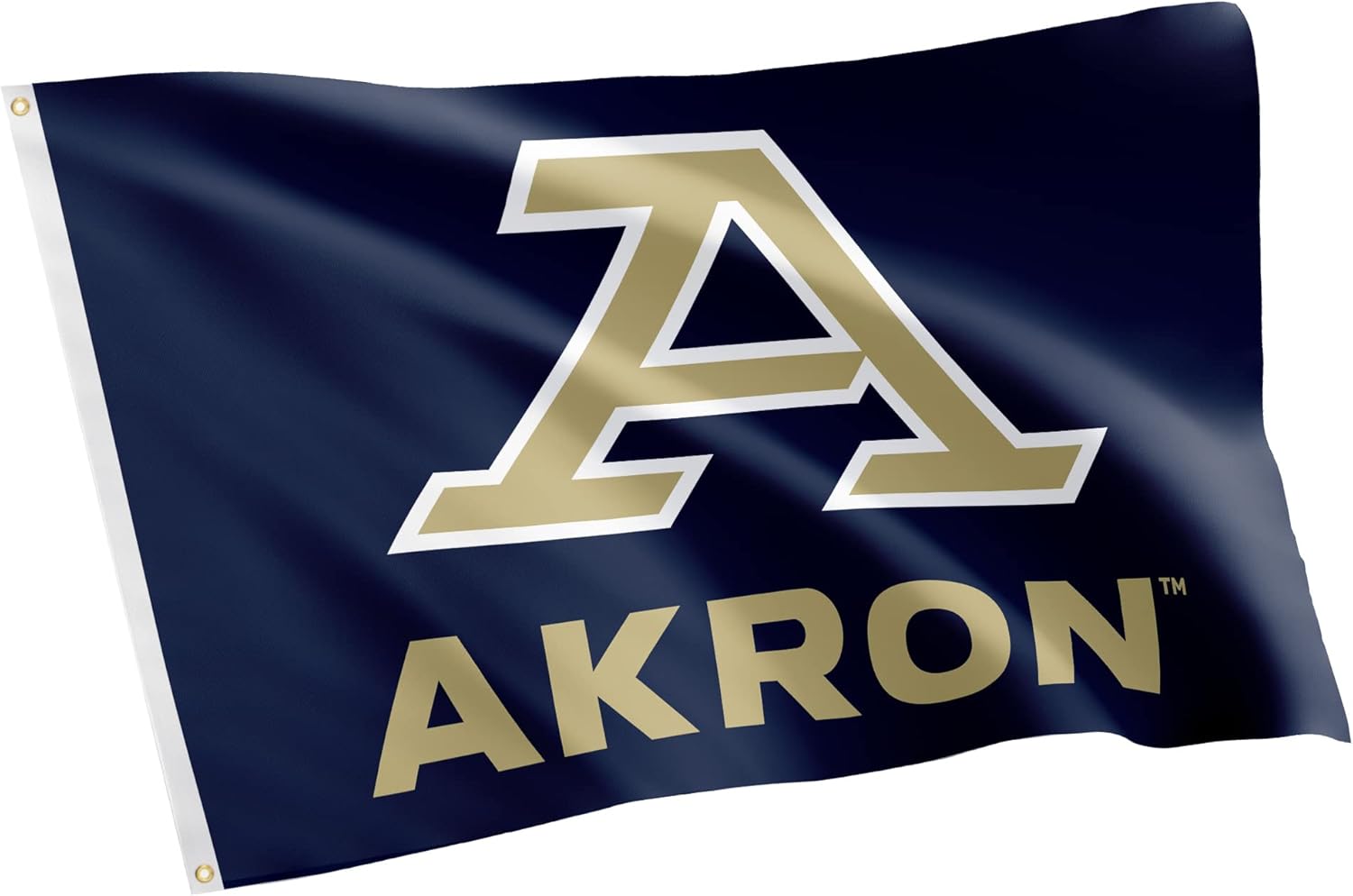 Desert Cactus The University of Akron TUA Flag - 3 x 5 Feet Zips Banner, Indoor/Outdoor Durable Fabric, 100% Polyester Design (Style 1)
