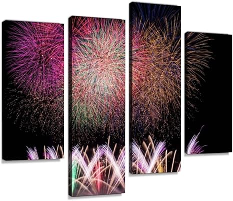 Amazon アートパネル ド派手な打ち上げ花火夏 夜空 打ち上げ花火 爆発 花火 花火大会インテリア 絵画 壁掛け ポスター キャンバス 部屋飾り アート 壁キャンバス 壁飾り 壁キャンバス絵画 おしゃれ 北欧 新築飾り お祝い 贈り物 アートフレーム ポスター オンライン通販