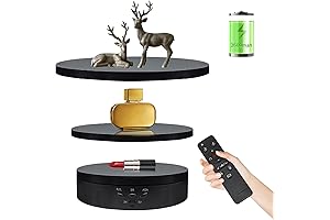 Motorized 360° Rotating Display Stand for Photography Products (5.74/7.08/8.66 inch)