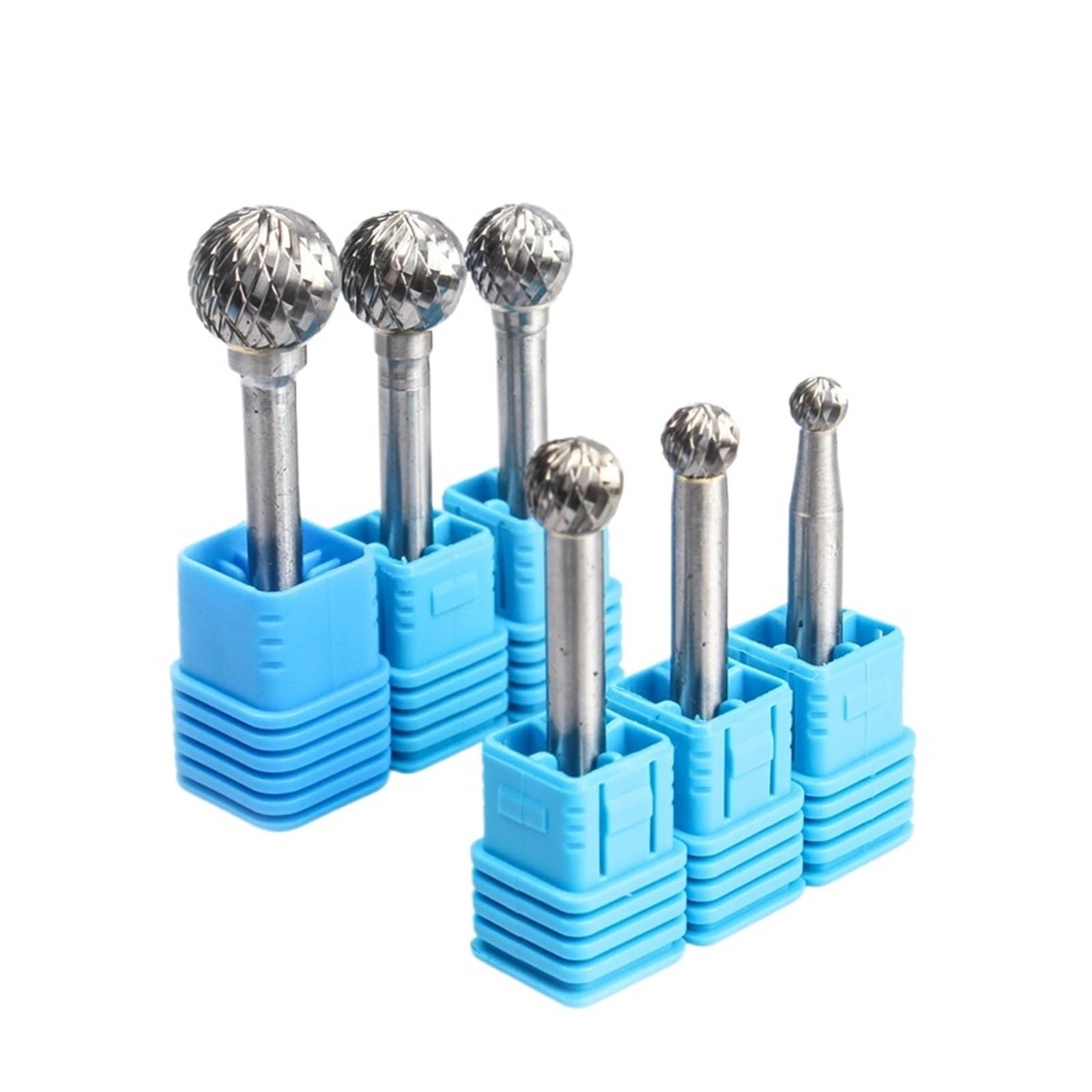 brocas para clavos, Fresa de Metal duro con cabezal molienda for tallado acero tungsteno, Lima rotativa aleación cobre(DX0807M06)