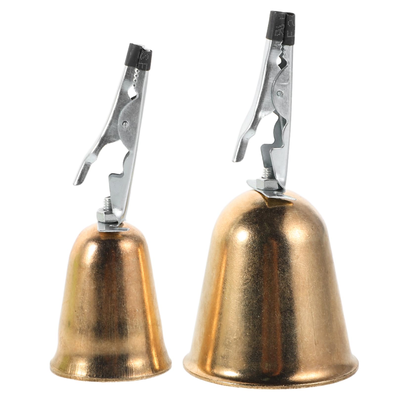 Hemoton Fishing Bells Clips 2pcs Metal Fishing Rod Bells Easy Attach Enhance Your