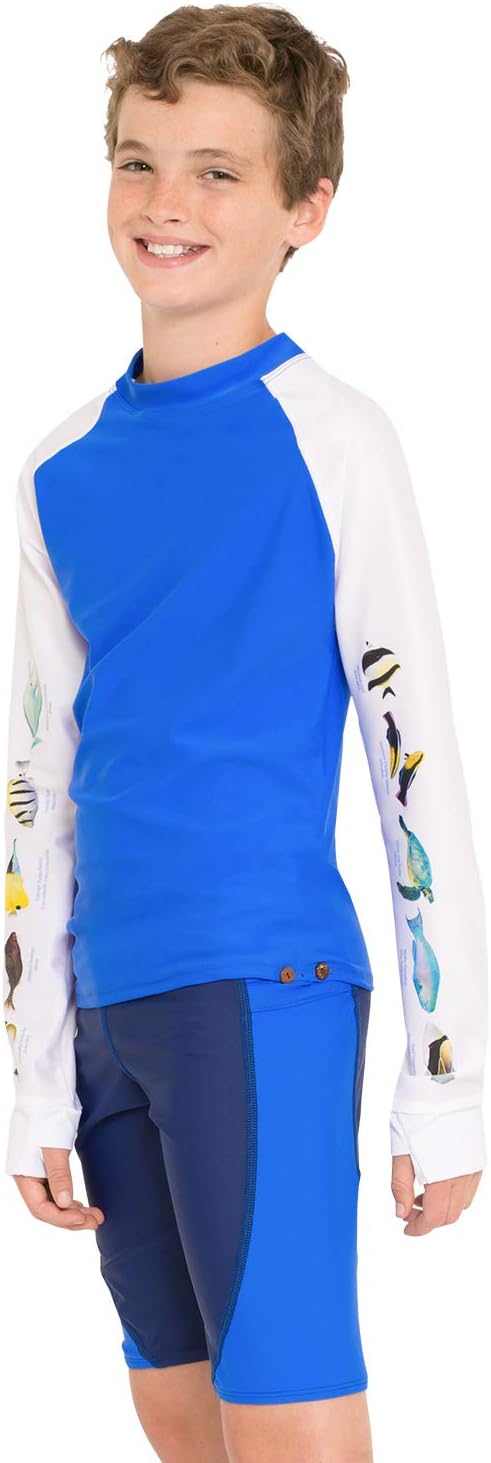 Tuga Boys Snorkeling Jammer, UPF 50+ Sun Protection Swim Short
