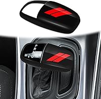 Vista 9 de auovo Perilla de palanca de cambios para accesorios Charger Challenger 2015-2023 / Durango 2016-2024, cubierta de palanca de cambios de decoración