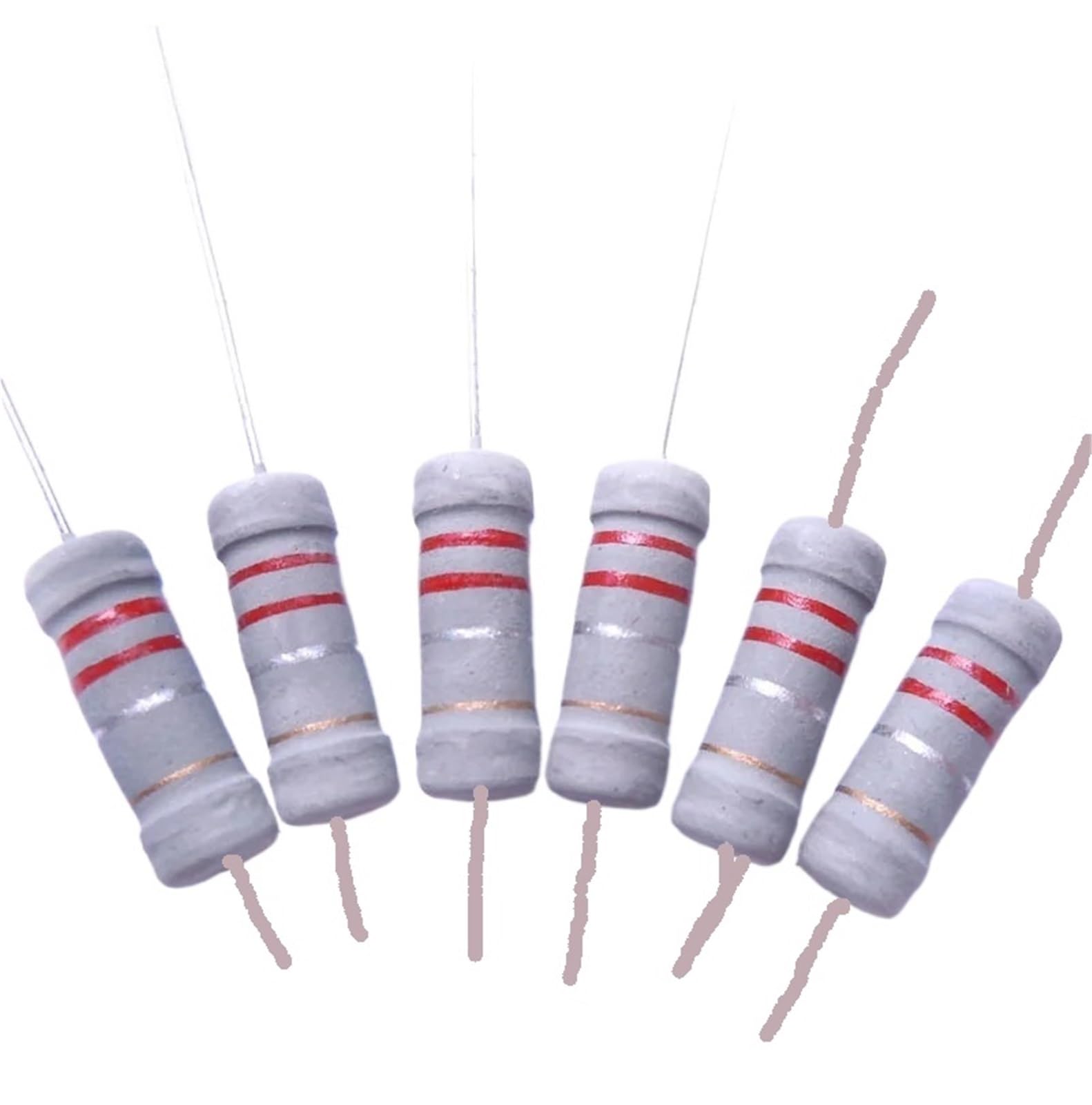 Résistance oxyde métallique 560K ohm 2W pour circuit électronique