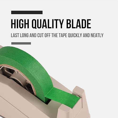 Miniatura 5 de Lichamp Paquete de 2 soportes dispensadores de cinta de escritorio con núcleo de 3 pulgadas, organizador para enmascarar, pintores y cintas de