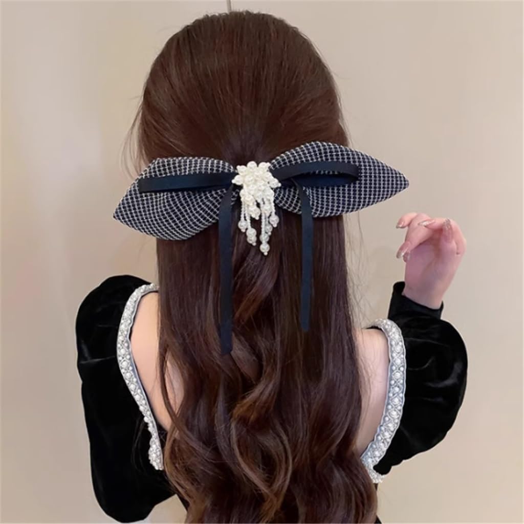 Pince à cheveux arrière de la tête pour fixer les grands chignons