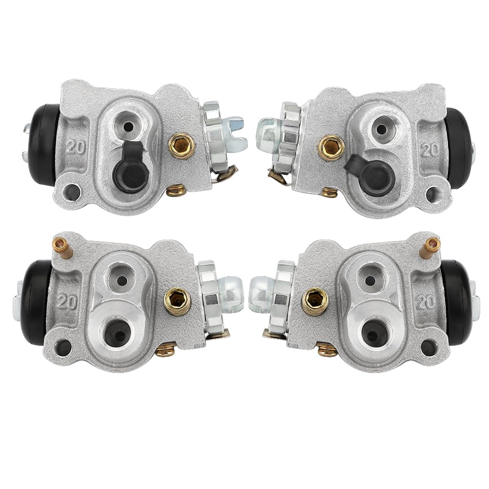 Vordere Radbremszylinder links und rechts (alle vier) passend für Honda TRX350 Fourtrax Rancher 350 2000–2003 TRX300FW Fourtrax 300 4X4 1988 1990–2000