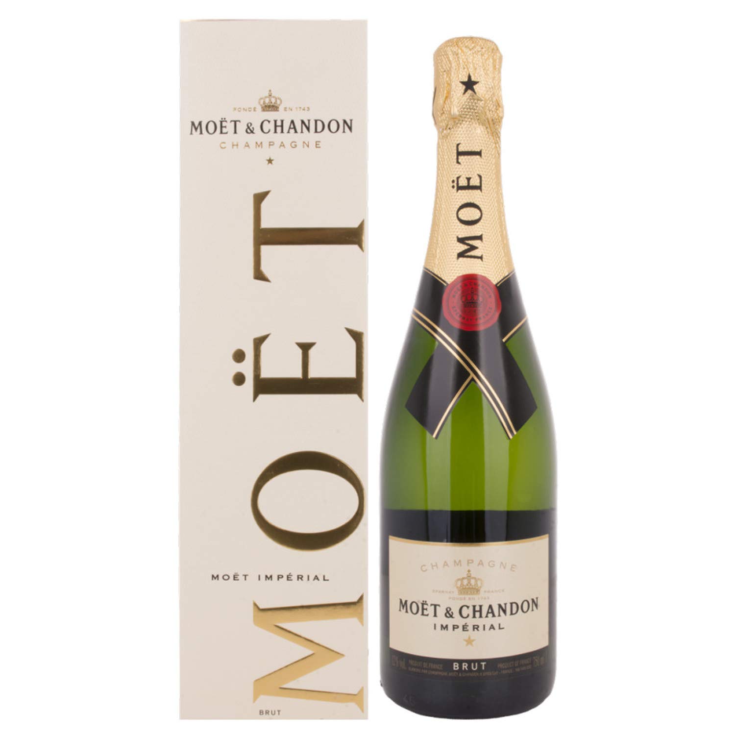 Moët & Chandon Champagne IMPÉRIAL Brut + GB 12,00% 0.75 l.