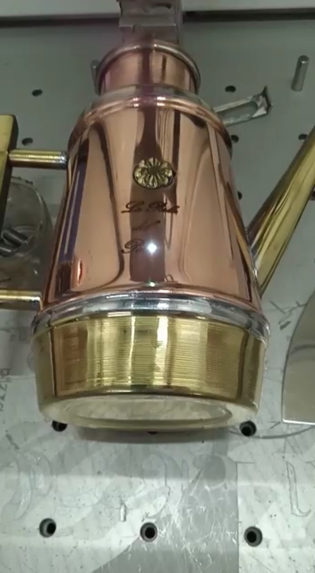 Oliera In Rame E Ottone Per Pizza | 1000 Ml Con Manico Salva Goccia, Personalizzabile - Foto 6