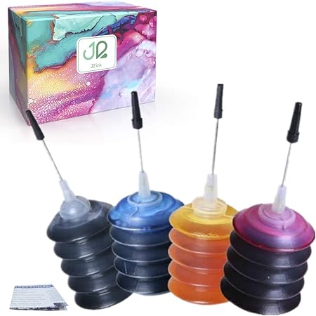 J2INK 4x30ml Refill Ink Kit for Kodak Verite 5 5XL 5XXL 5 3XL Combo Ink Cartridges Bulk Pack to V50 V55 V55W Eco V55 Plus V60 Eco V640 Eco V64 Series V65 Eco V65 Plus