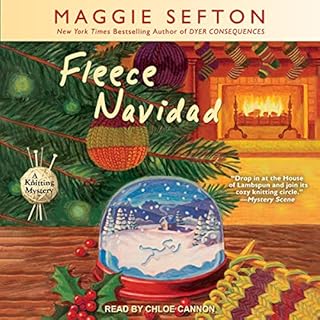 Fleece Navidad Audiolibro Por Maggie Sefton arte de portada