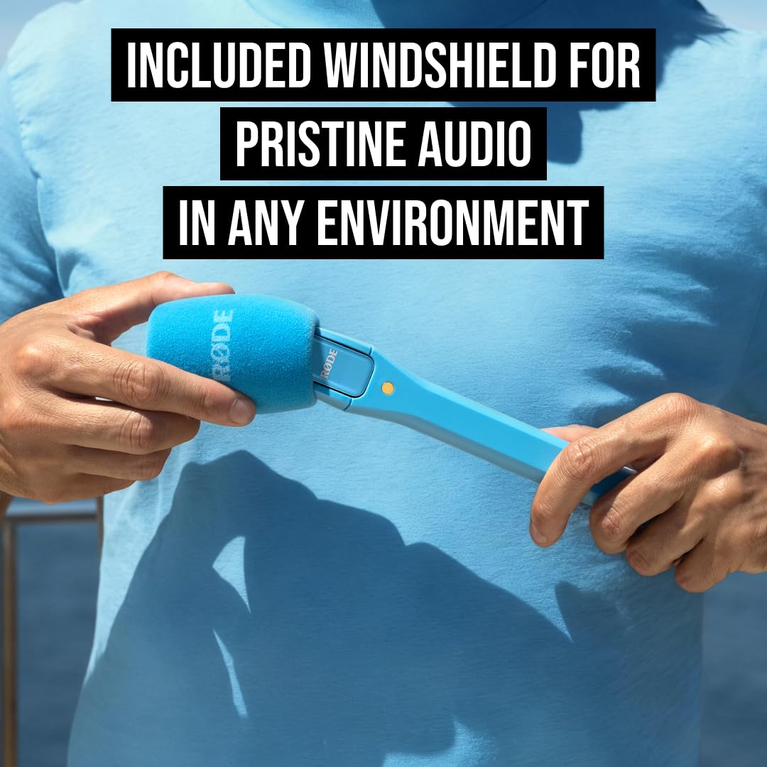 Adattatore portatile RØDE per microfono wireless (Blu)