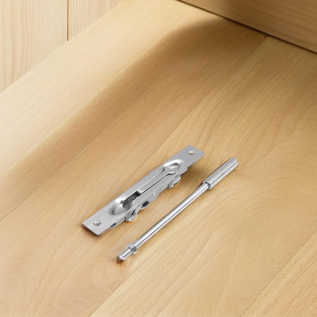 Healeved Chiavistelli a Scorrimento in Acciaio Inox 6 Pollici, Serrature a Scatto per Porte Interne e Cancelli, Set da 2 Pezzi, Sicurezza Domestica e Commerciale, Installazione Stabile
