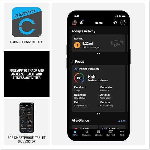 Miniatura 5 de Garmin Venu X1 - Reloj inteligente GPS delgado y ligero, color negro, pantalla AMOLED, funciones avanzadas de salud y fitness, seguimiento