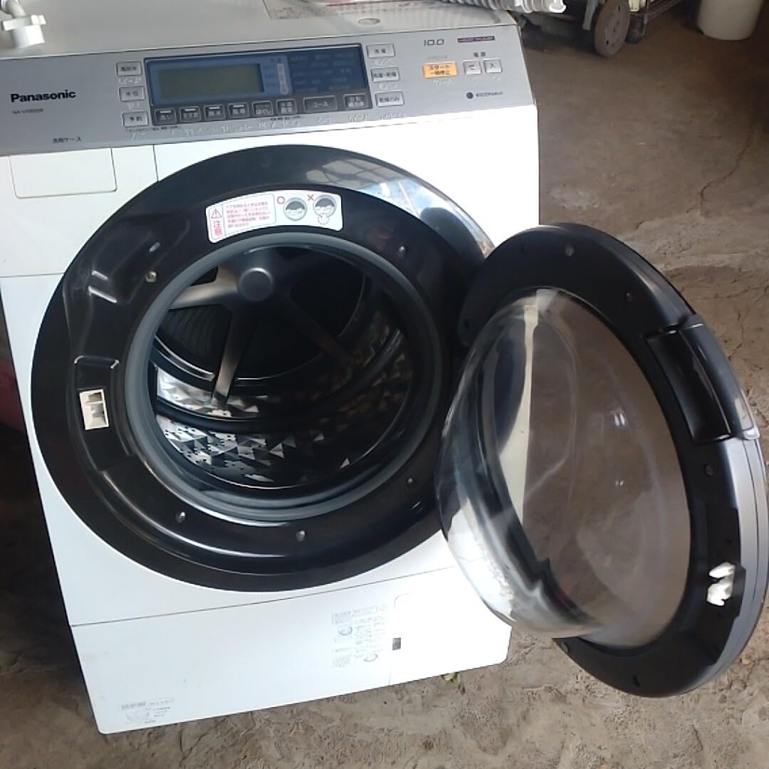 Amazon | Panasonic ドラム式洗濯乾燥機 左開き 10kg クリスタル 