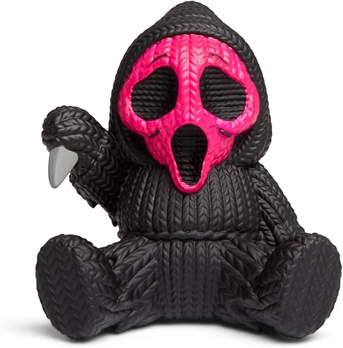 Ghost Face Pink Fluorescent Handmade by Robots Figura de vinilo tamaño completo