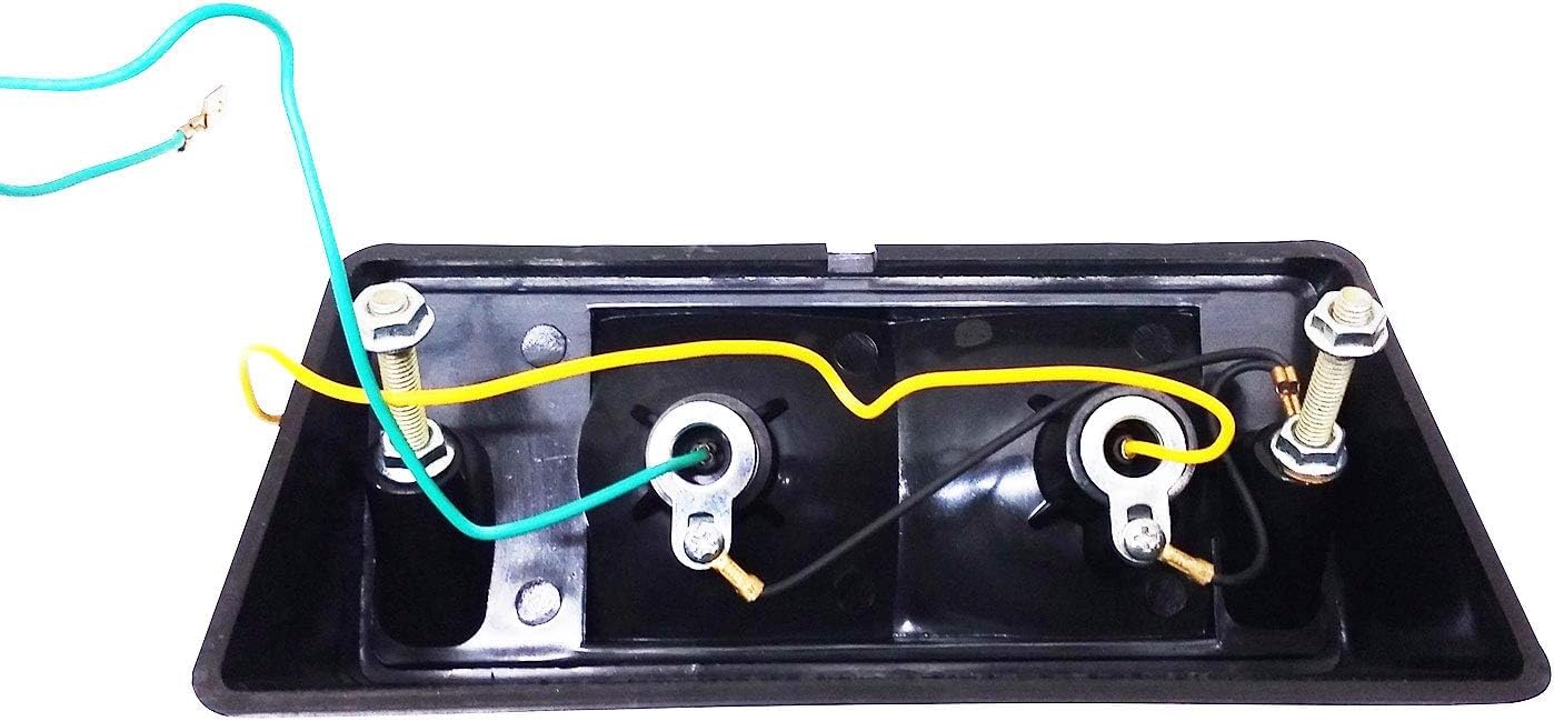 Bajato Juego de Montaje de indicador de Luces Intermitentes Delanteras para Tractor Farmtrac Sonalika Tractor Indo Farm Tractor Standard Tractor y Deutz FAHR Tractor Set con 12v