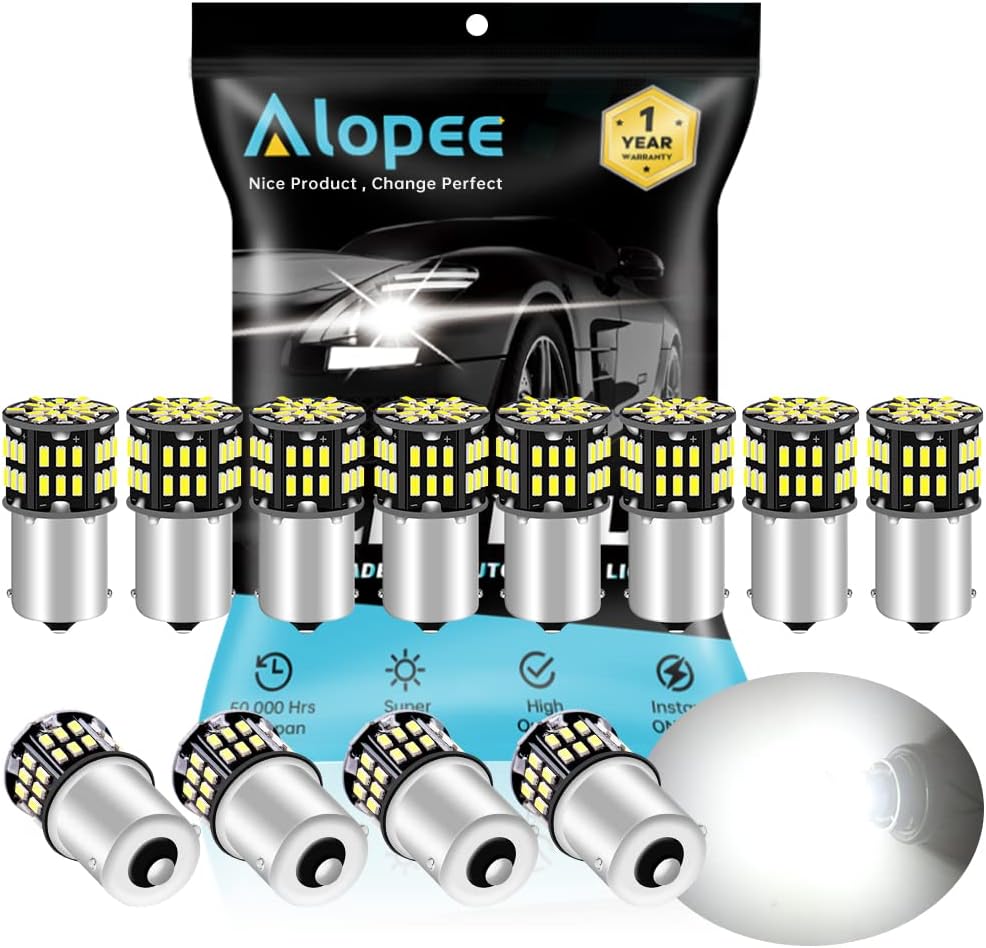 Alopee 1156 LED Bulb Bright White 1141 LED Bulb DC 12V 1156