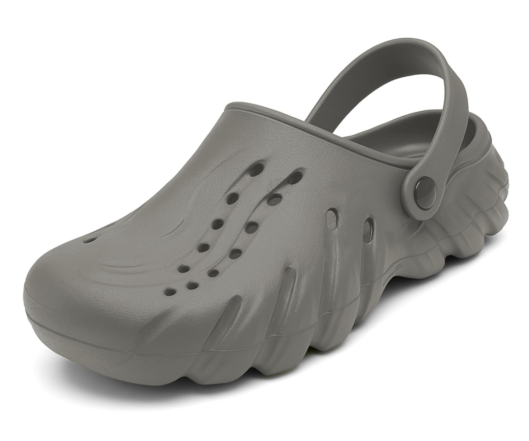 KraasaExtra Soft Men's Classic Casual Sports Clogs/Sandals with Adjustable Back Strap for Adult | Comfortable & Lightweight| Stylish & Anti-Skid| Waterproof & Everyday Use Mules for Gents/Boys