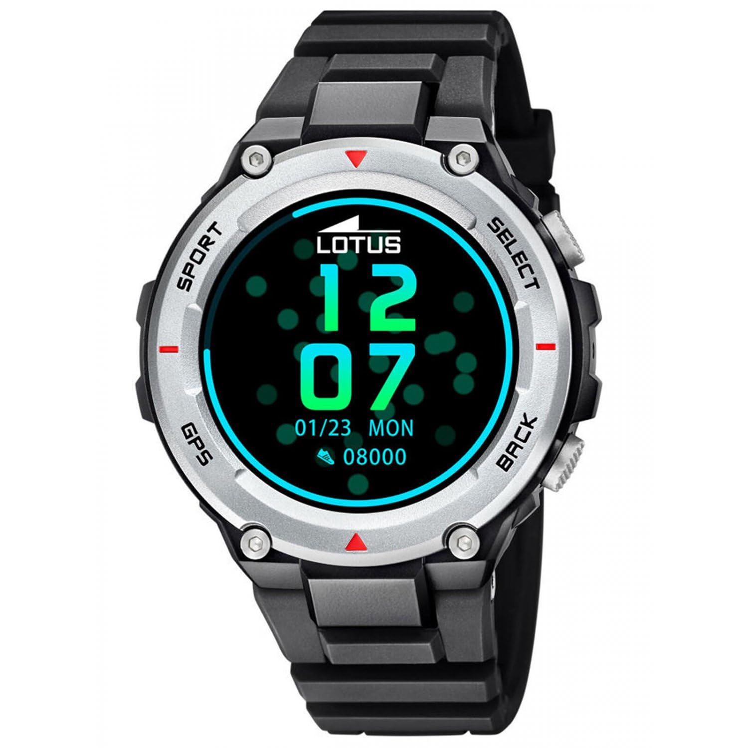 Lotus 50024/2 Mens Smartwatch with Rubber Strap