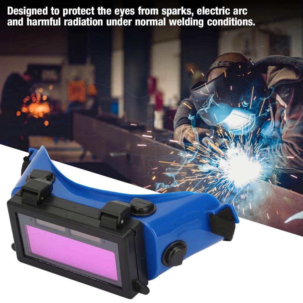 Mascara Soldar Oscurecimiento Automático para los ojos Gafas de soldadura Soldador Gafas protectoras de soldadura eléctrica Herramienta de protección laboral