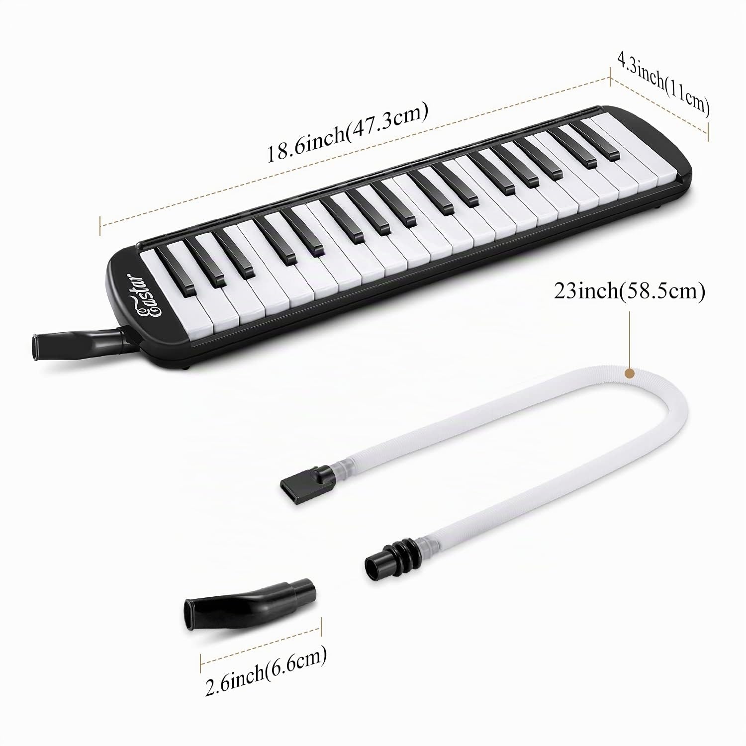 Eastar 37 key Melodica Black