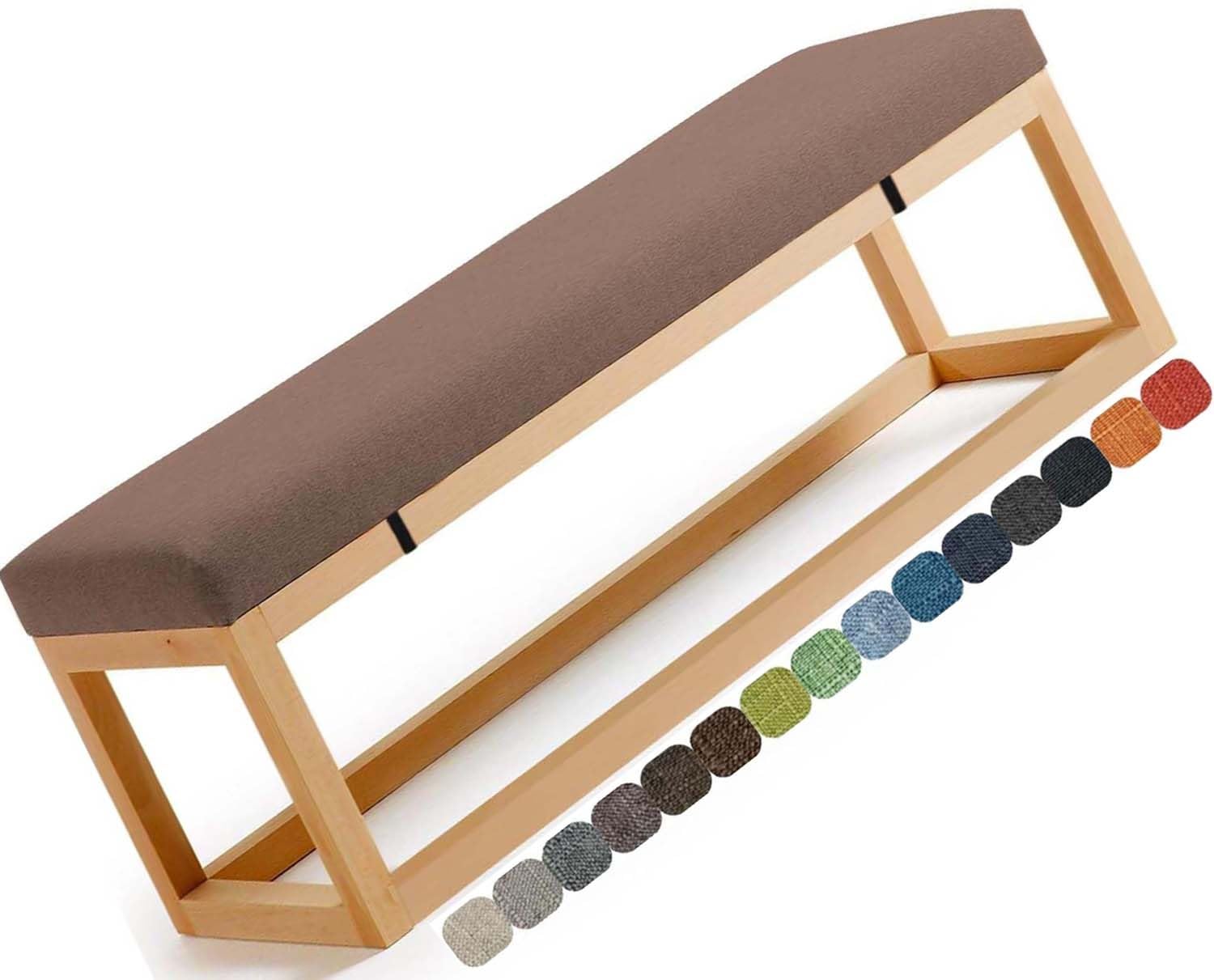 Bench Cushion Kitchen, 2/3 Seater Sofa Lounge Garden Bench Pad, with Zipper Non Slip Removable Furniture Bench Seat Pad Outdoor Indoor Lounge Bench Cushion(H,120x35x5cm)-image-40