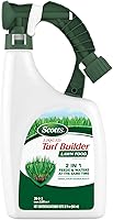 Scotts Liquid Turf Builder Lawn Food 32 oz - Feeds & Waters All Grass Types at Once, Covers 2000 sq ft