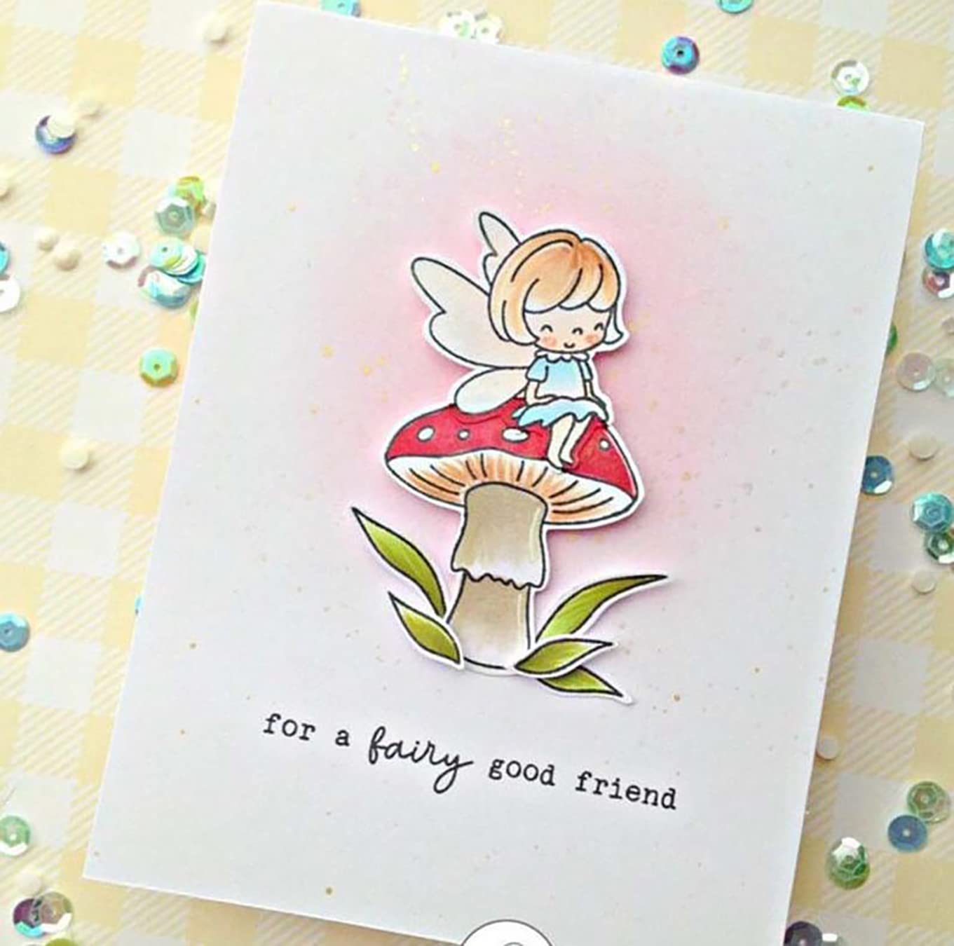 Vogel & Frosch Stempel Set - DIY Bastelset Für Scrapbooking & Karten