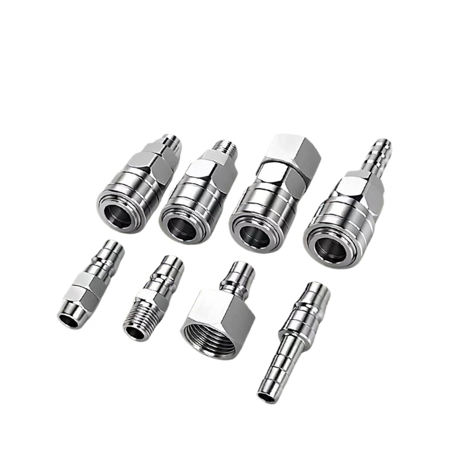 304 Stainless Steel Pneumatic Quick Coupler Connector Quick Release Air Fitting for Hose Compressor SP20 PP20 SH20 PH20(SM,40)