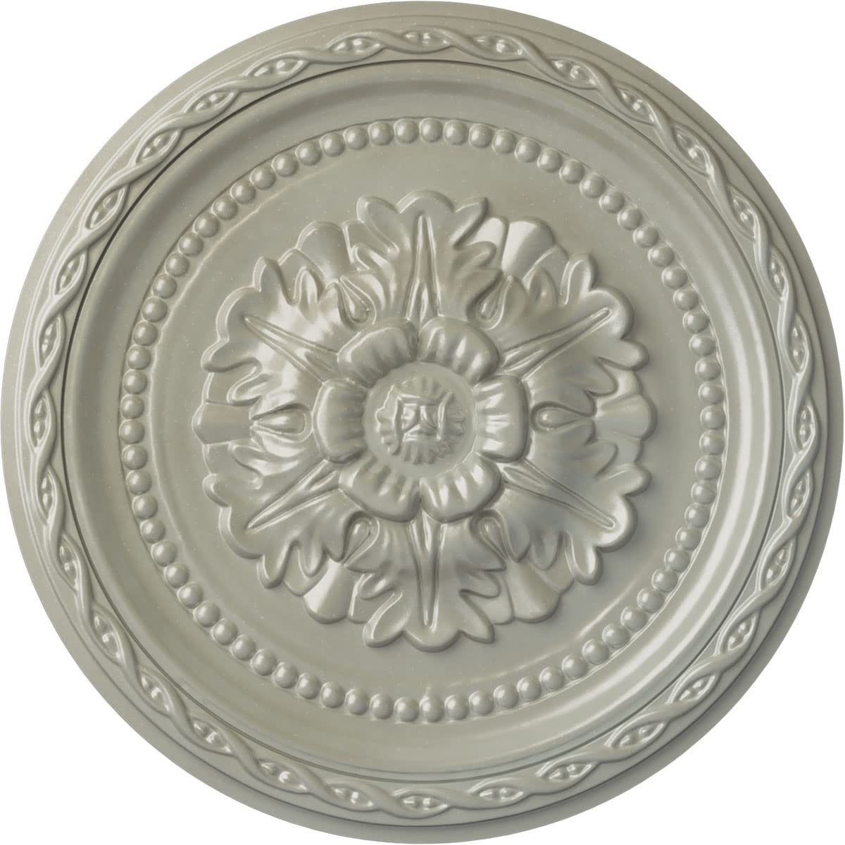 Ekena Millwork CM11PAUWF 11 1/2"OD X 1"P Palmetto Ceiling Medallion, Ultra Pure White — Amazon image 28