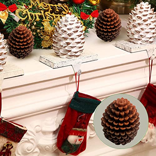 Zqysing Christmas Pinecone Candle Mold, 3D Christmas Pinecone Silicone Mold For Candle Making Aromatherapy Wax Epoxy Resin Casting Soap Christmas Gift Home Decor #TOP1