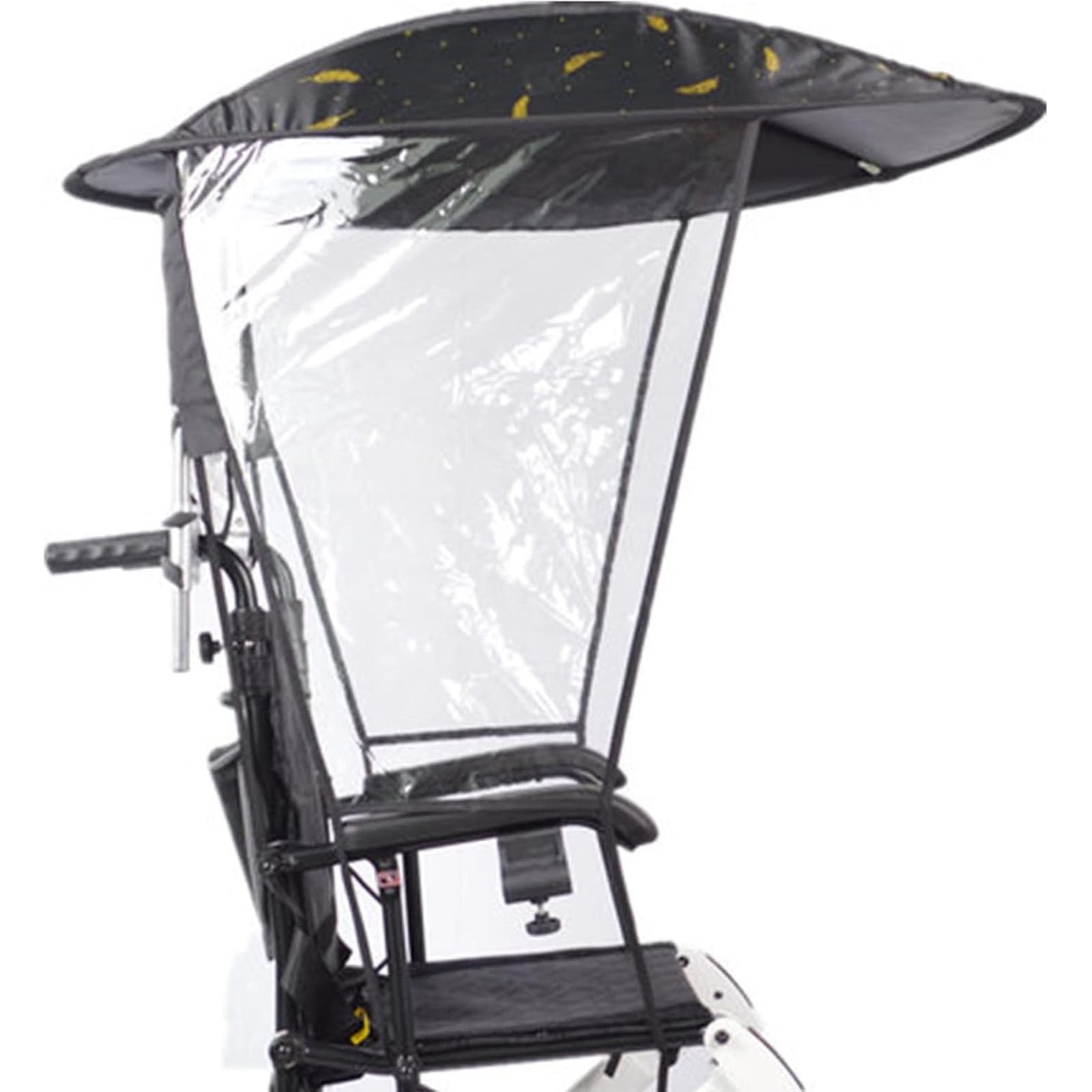 Cubierta para la Lluvia Parasol Ajustable para Silla de Ruedas Paraguas Eléctrico Universal for Silla de Ruedas Protección Resistente a los Rayos Toldo for Exteriores