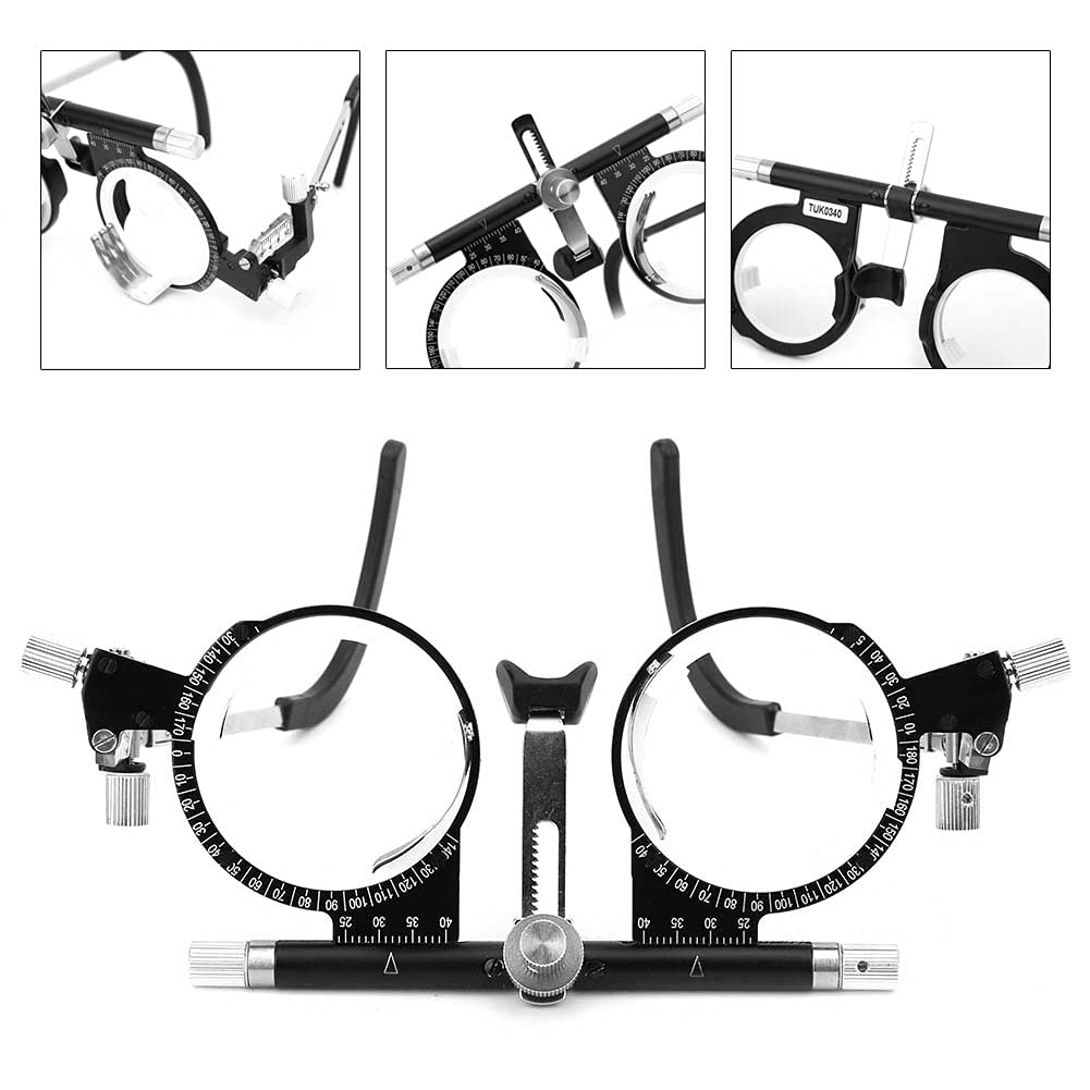 Montatura per Lenti Ottiche di Prova Regolabili Occhiali per Prove Oculistiche Montatura per Lenti Optometriche per Studenti o Professionisti (TF5080A)