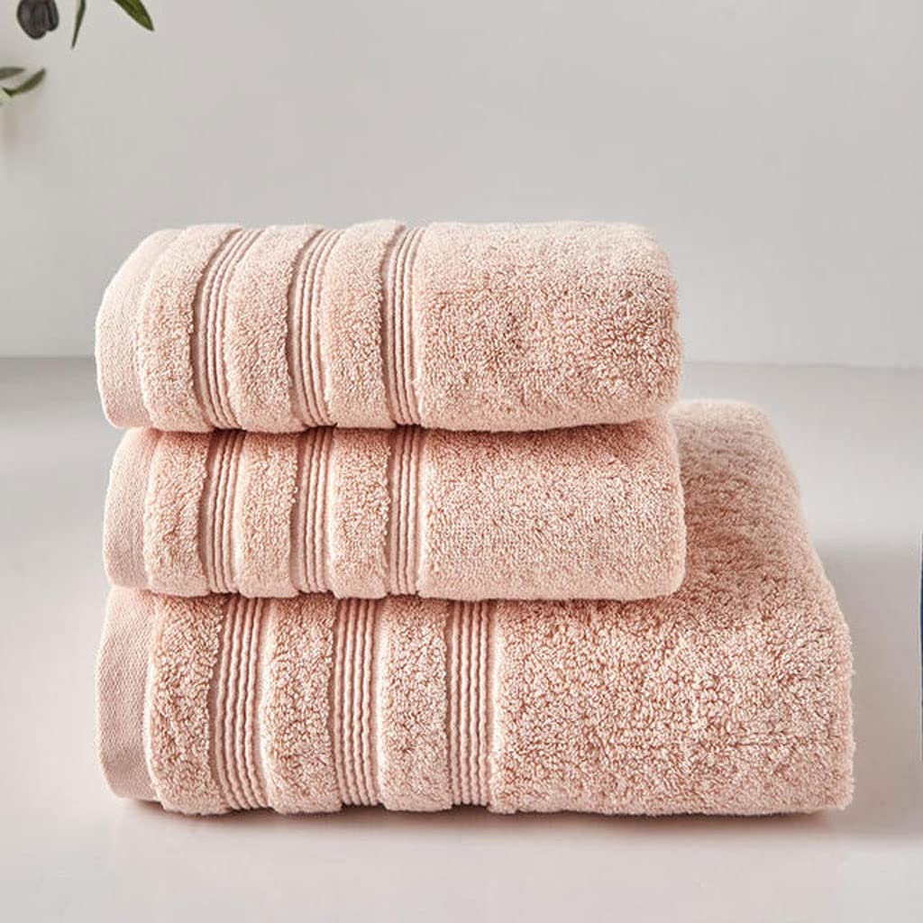 Cotton Towels Bath Towel Sets Absorbent Adult Bath Towels Solid Color Soft Face Shower Towel for Bathroom Washcloth