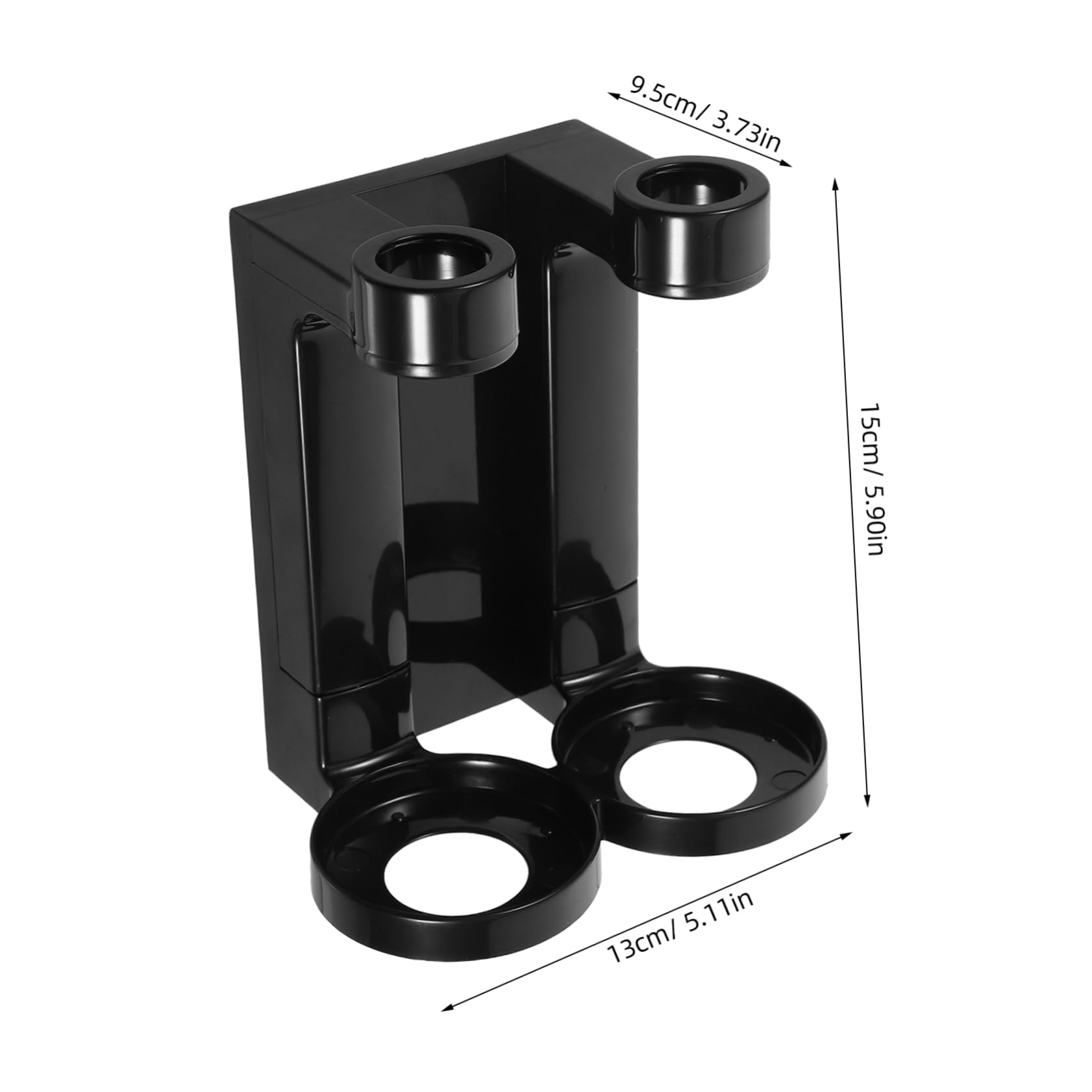 HAWILLOSCH Wall Mount Soap Dispenser Rack Shampoo Soap Dispenser Holder for Bathroom Easy Install Sturdy Design Modern Elegant