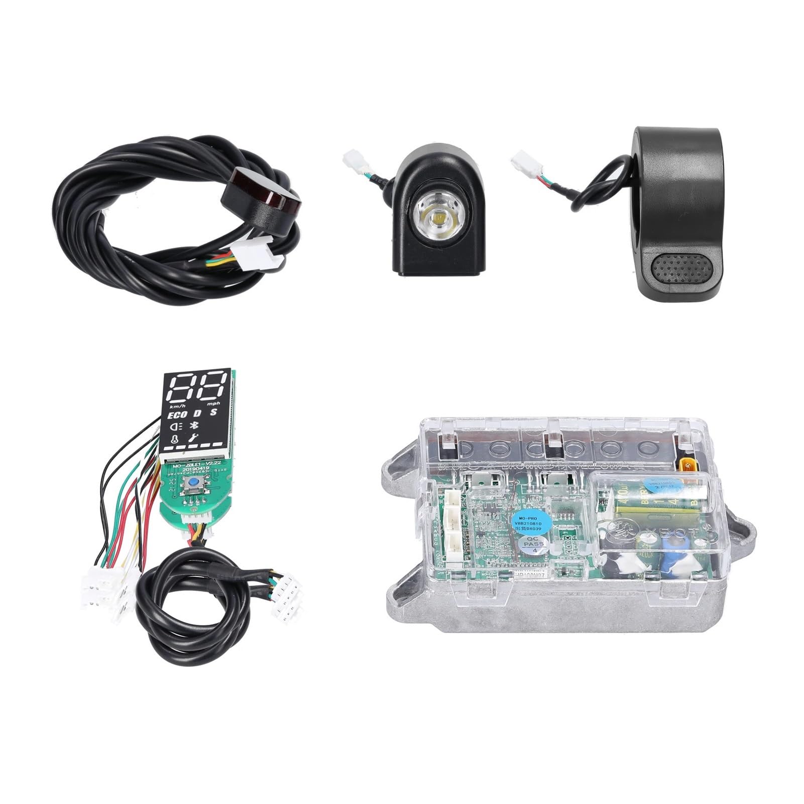 Electric Scooter Motherboard Controller Display with Accelerator Front and Rear Light for Xiaomi, for M365/PRO E-scooter Electric Scooter Dashboard