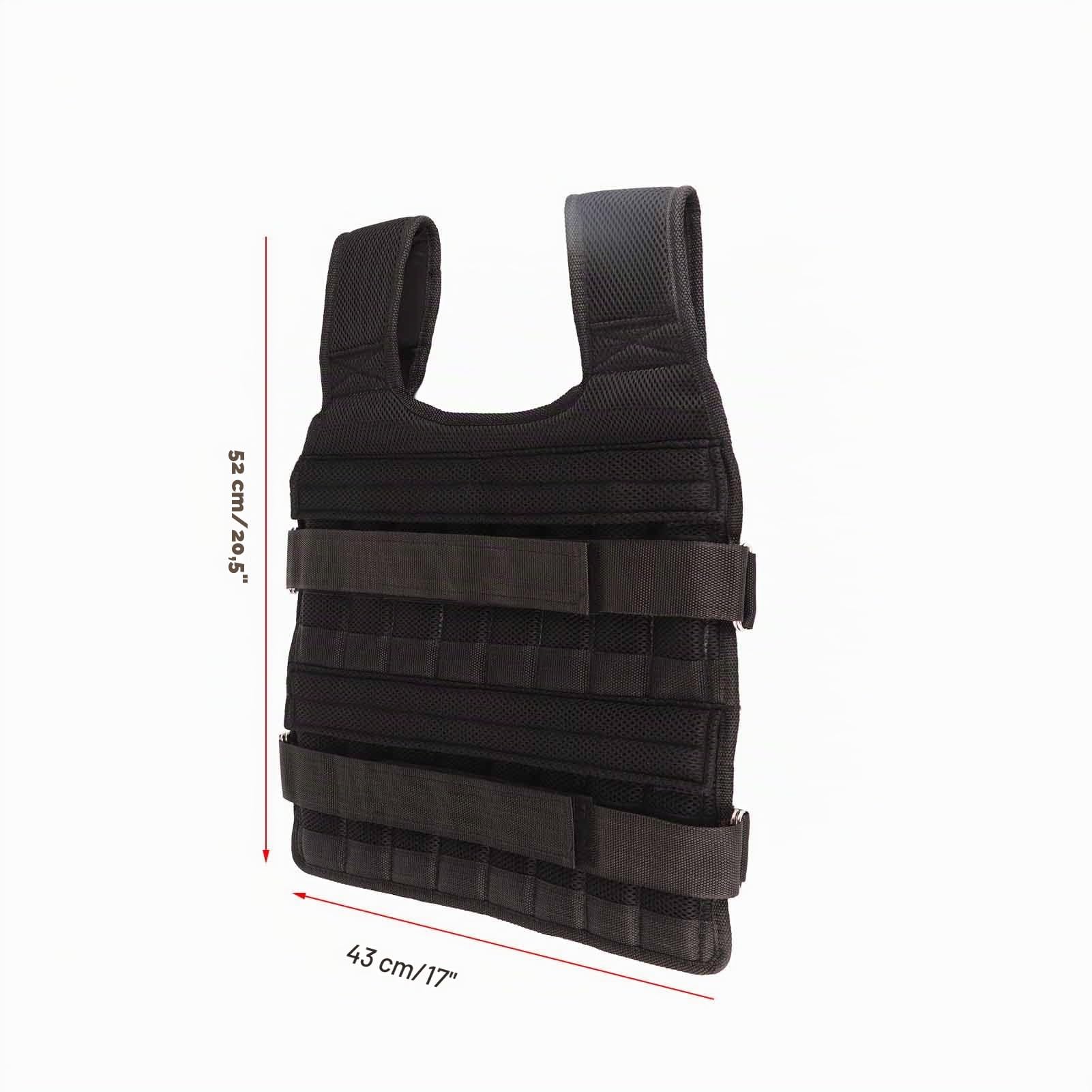 Allenamento Fitness Gilet con Pesi da 15 Kg Giacca da Allenamento per la Forza in Mesh Traspirante per Esercizi di Allenamento con i Pesi