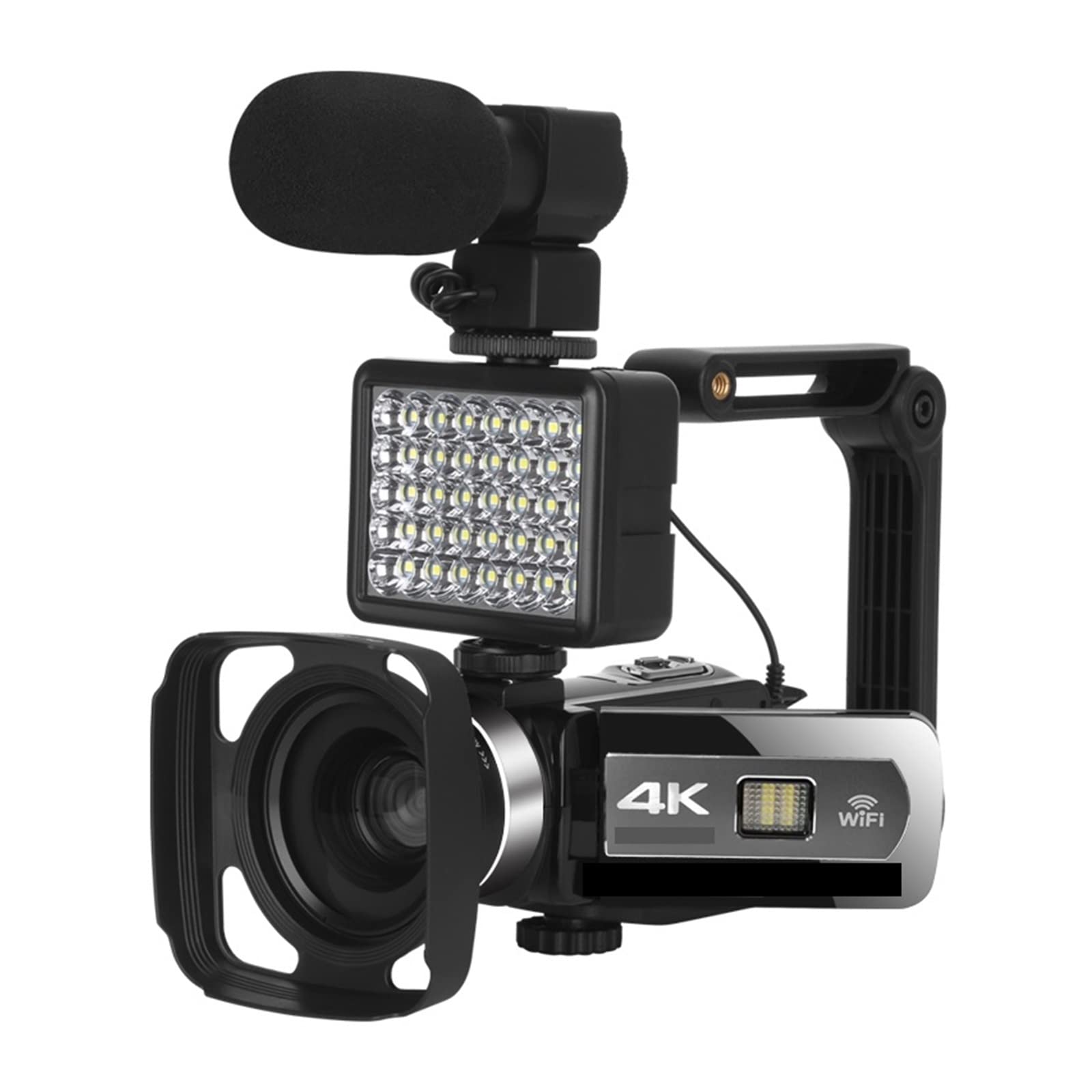 CVFRDD 4K Camcorder Digital Video Recorder For Blog Streaming 18X Outdoor Photography Auto Focus Web Cameras Vlog(64G SD Card)