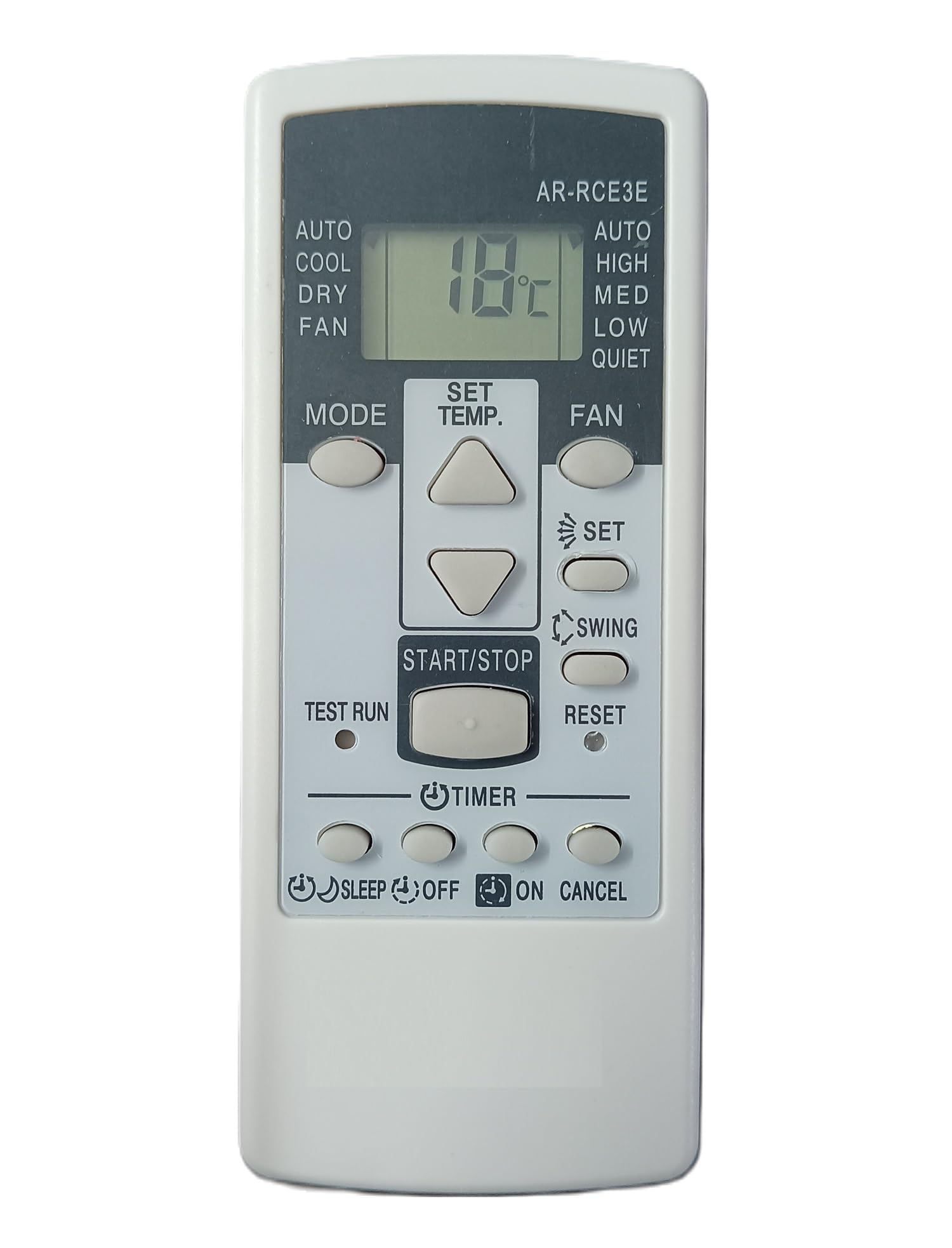 LUCRE 2 Years Warranty Ac Remote Compatible for O General Ac Remote AR-RCE3E, Set and Swing Button (11 Keys) Exactly Same Remote Will Only Work, White-image-29