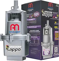 Bomba Sappo Anauger 300w Submersa Poço Alta Pressão Até 50m