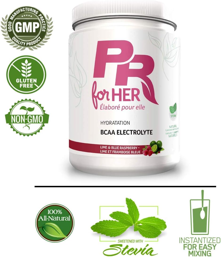 BCAA-Electrolyte | by Power Run®"for Her" | Blue Raspberry | 1 Lb